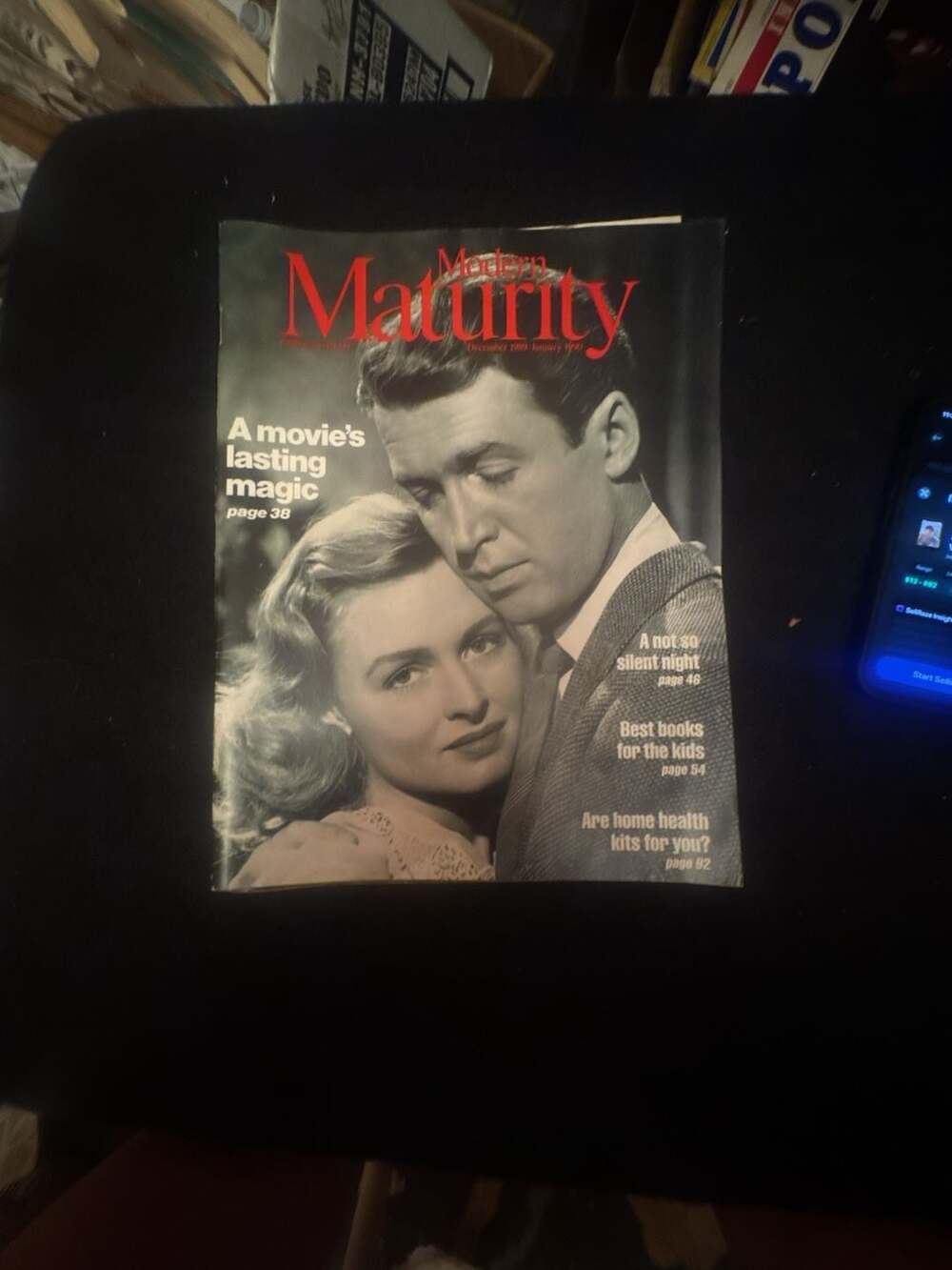 Modern Maturity Magazine December 1989-January 1990 Featuring It's A Wonderful L